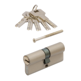 Цилиндр FERRE М60 Z SN (30*30)никель ключ-ключ