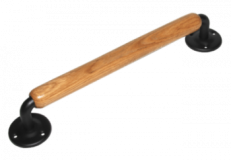 Ручка-скоба мод.13 (330мм) дуб черная