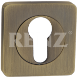Накладка RENZ ЕТ 02 МАВ на квадрате (бронза античная)
